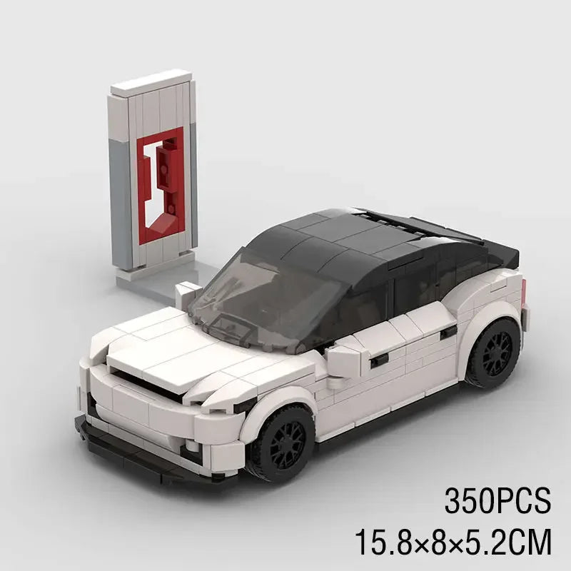 Electric Vehicle Model Car Bricks Set