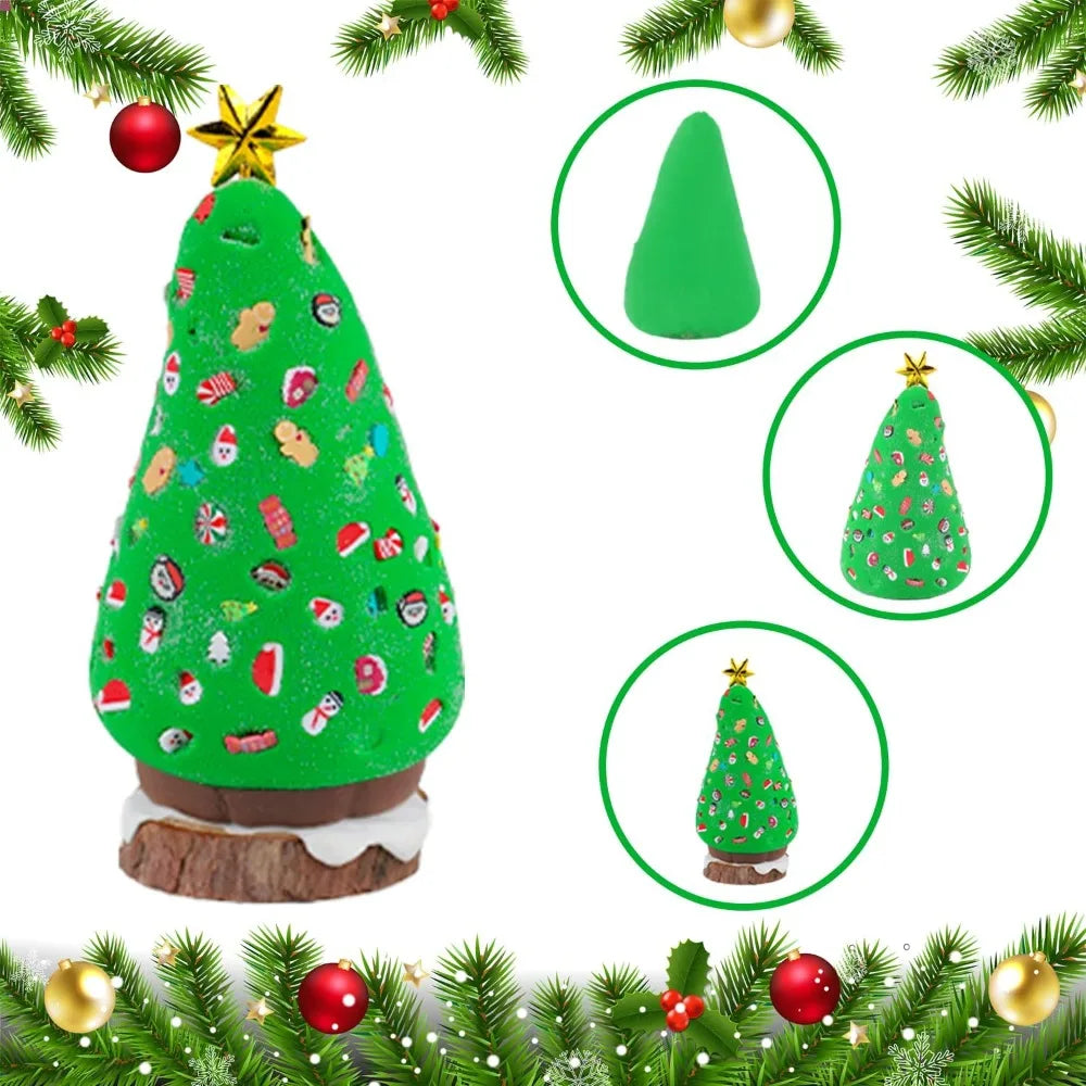Christmas Trees Crafts Air-Dry Clay Kit