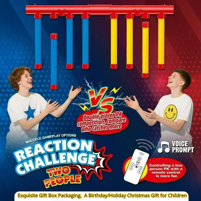 2-Player Challenge Drop Sticks Game – Fun Reaction & Coordination Training Toy 🎯👐 Hover Image