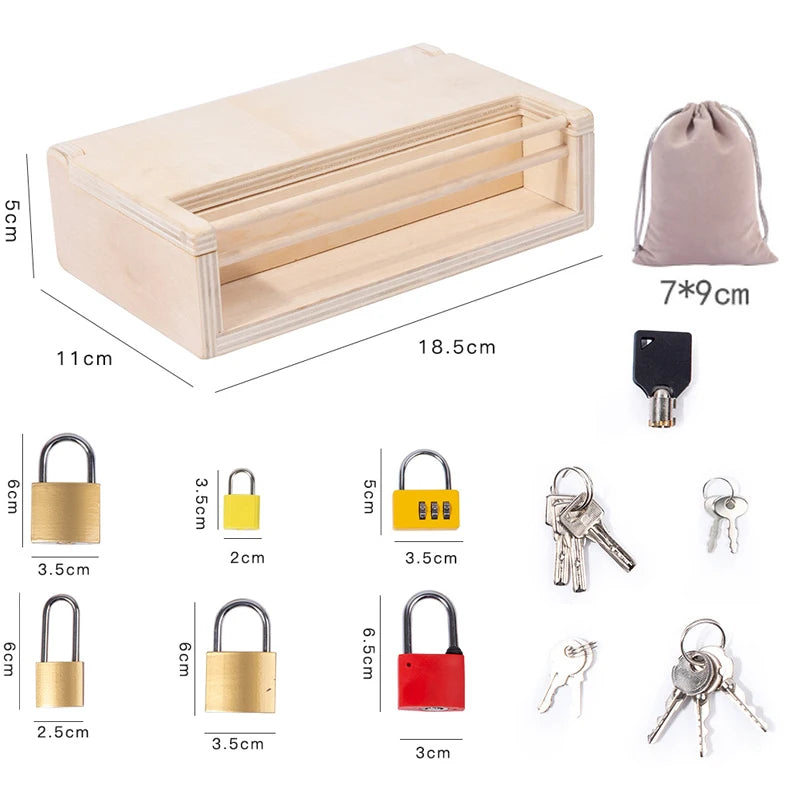 Montessori Lock & Key Learning Toy