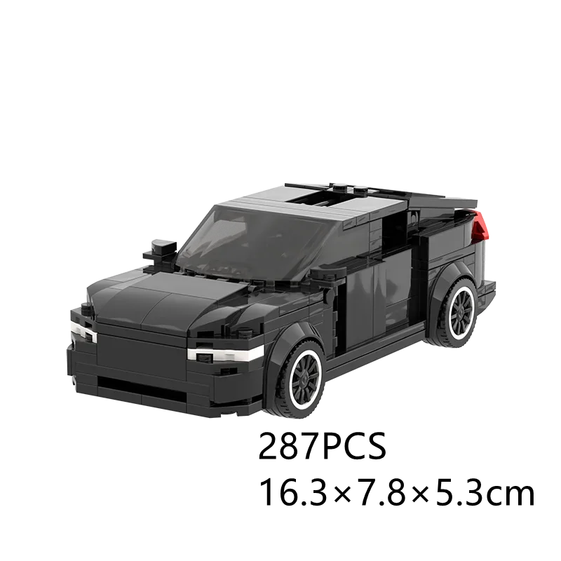 Electric Vehicle Model Car Bricks Set