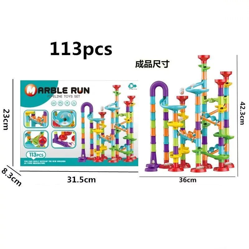 Marble Run Building Blocks Set