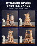 3D Wooden Space Shuttle Puzzle