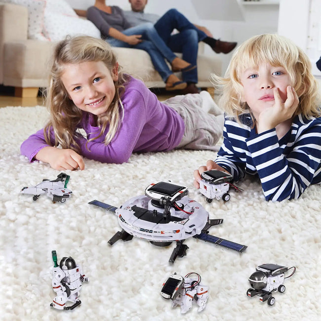 DIY Solar Robot Science Set – Educational STEM Building Toy Main Image