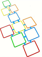 10pcs Durable PP Plastic Agility Training Set