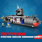 Nuclear Submarine Building Blocks Kit