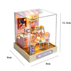 Mini Doll House Kit DIY Flower House