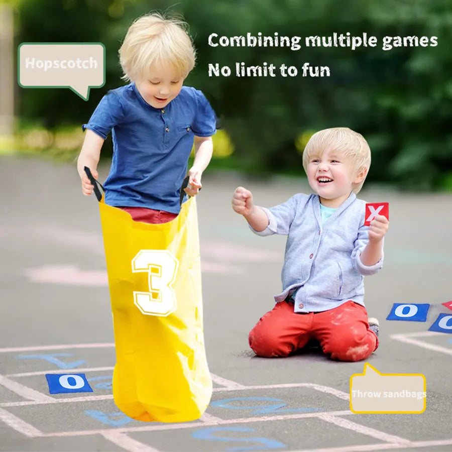 4pcs Colorful Kids Jumping Bags – Fun Outdoor & Indoor Field Game Set