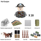 Military Building Block Character – World War II Soldier Mini Doll