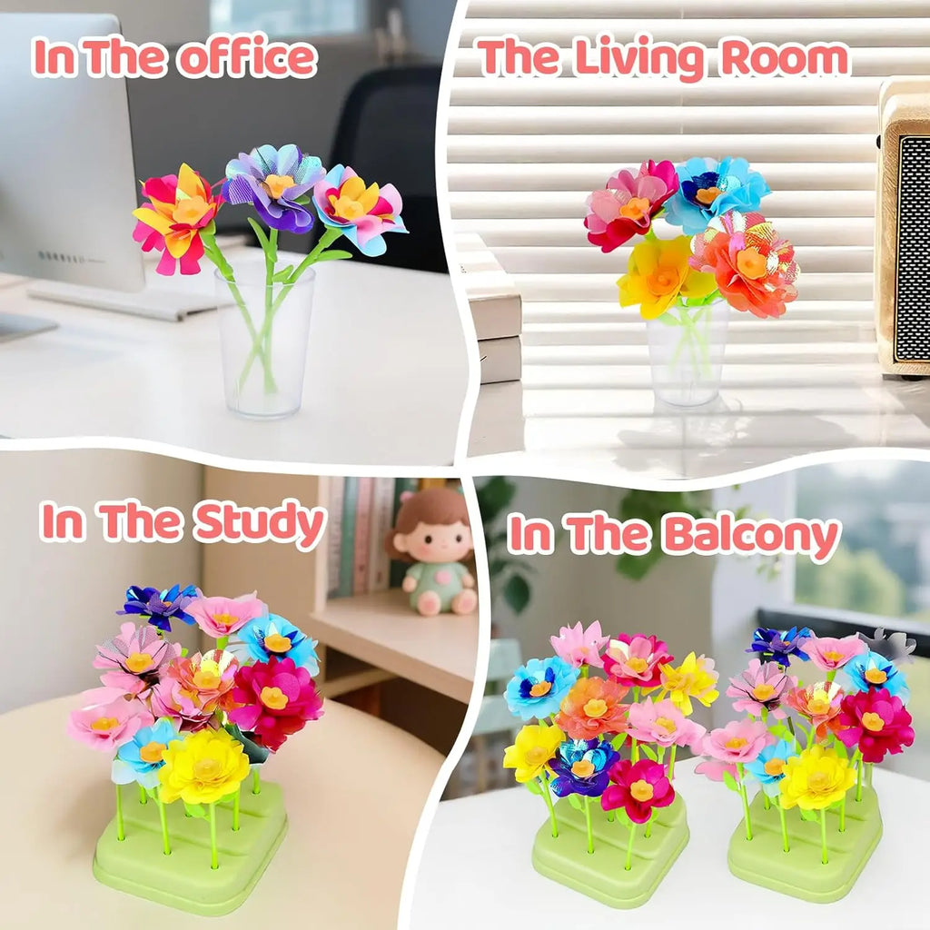 Fabric Flower Bouquets DIY Craft Kit