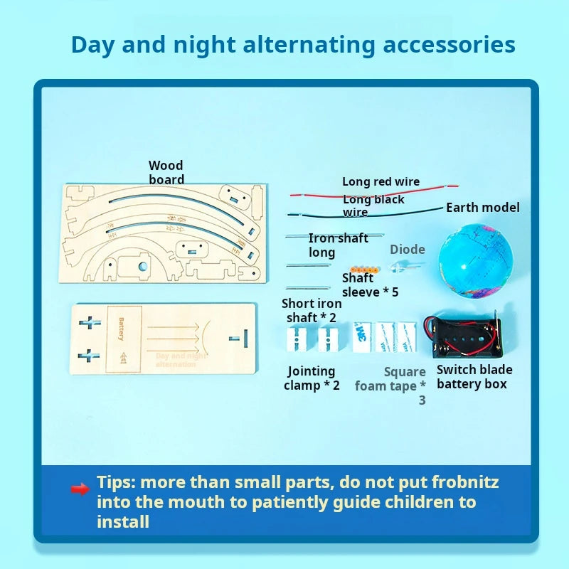 DIY Earth Day & Night Alternation Science Kit