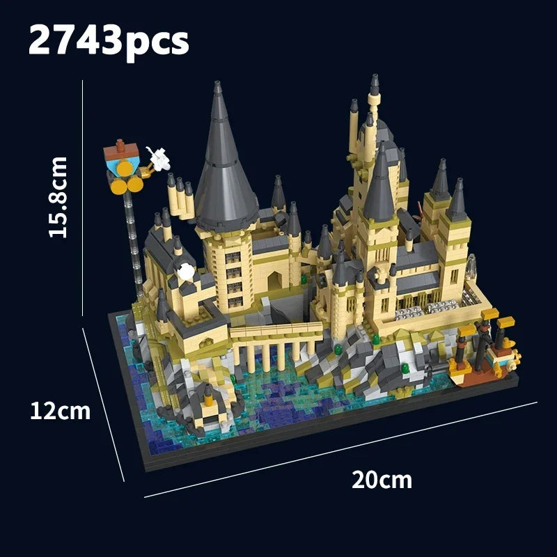 Magic Castle Model Building Blocks Set