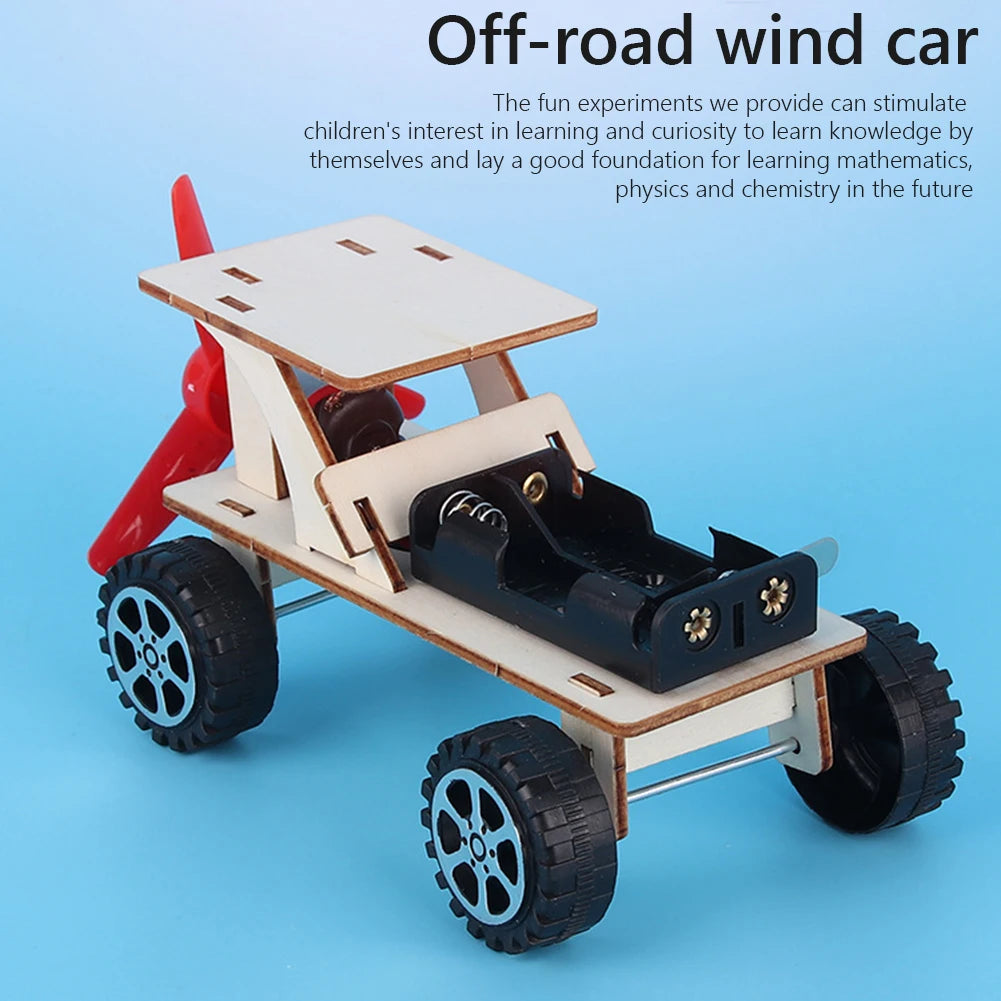 DIY Electric Wind-Powered Car