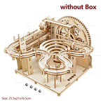 3D Wooden Puzzle Marble Run Set