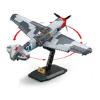 Military Army World War II & SWAT Soldiers Aircraft Fighter Building Blocks Set