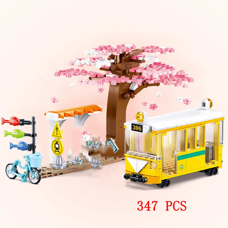 Bus City UK Building Blocks Set
