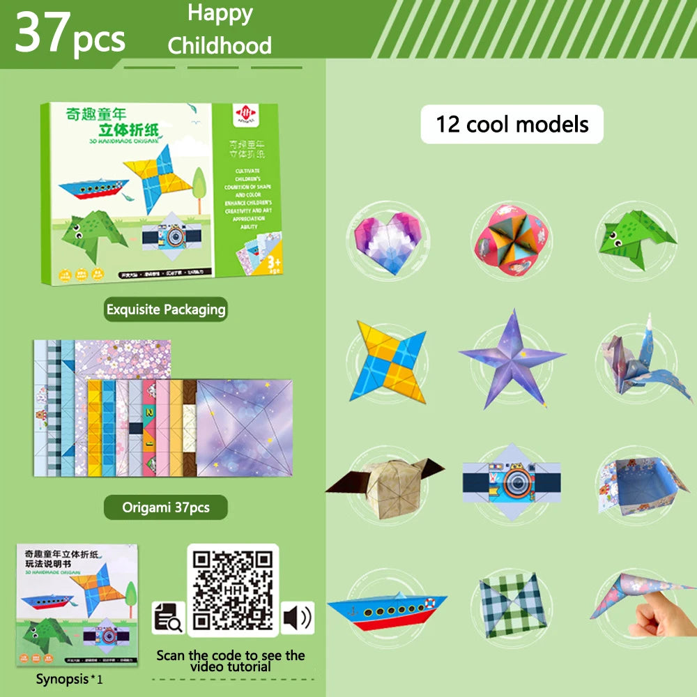Origami Paper Handicrafts Kit