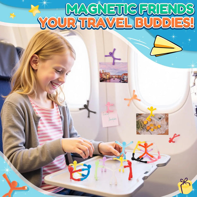 10 Pcs Cute Magnetic People Figures Main Image